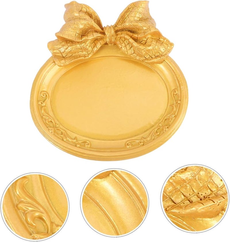 GLEAVI Retro Golden Desktop Ornament Set of 2 European Design Home Office Decor - Image 5